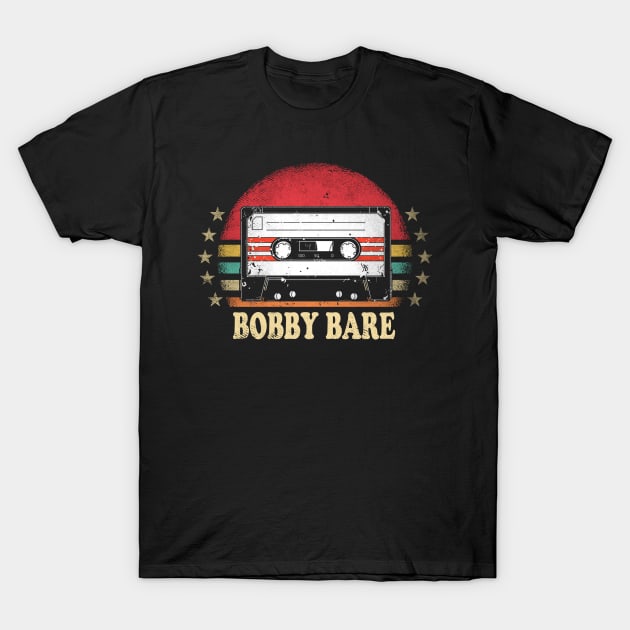 Great Gift For Bobby Name Retro Styles Color 70s 80s 90s T-Shirt by Skateboarding Flaming Skeleton